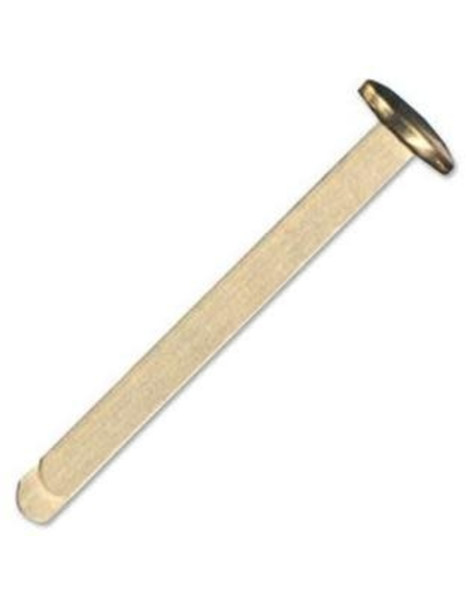 PAPER FASTENERS -  .75"  GOLD 100 PACK
