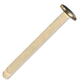 PAPER FASTENERS -  .75"  GOLD 100 PACK