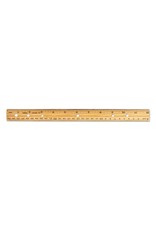 RULER  WOODEN  12"