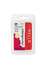 LABELS - HELLO MY NAME IS - RED 100/LABELS