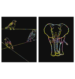 SCRATCH ART RAINBOW REVEAL PAPER