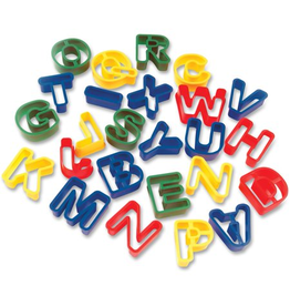 DOUGH CUTTERS: ALPHABET 26 PACK