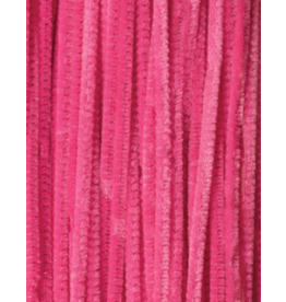 PIPE CLEANERS: 4MM x  12" - PINK 100 PACK