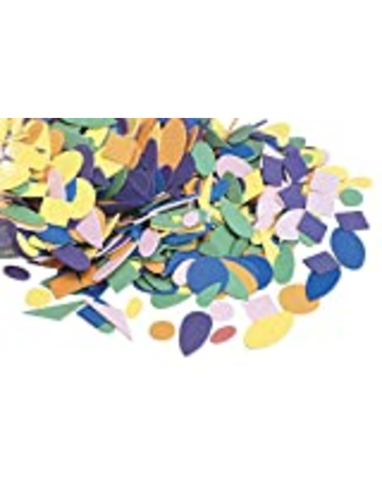 FOAM SHAPES: LARGE TUB ASSORTED  3000 PACK