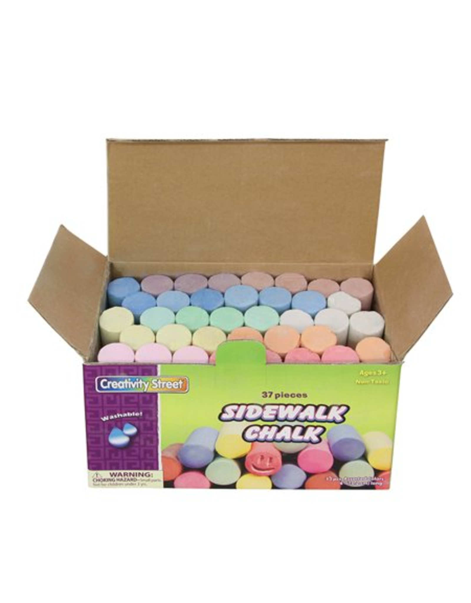 SIDEWALK CHALK: PRIMARY COLORS 36 PACK