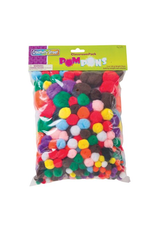 POM POMS: CLASS PACK- ASSORTED SIZE AND COLOR - 300+