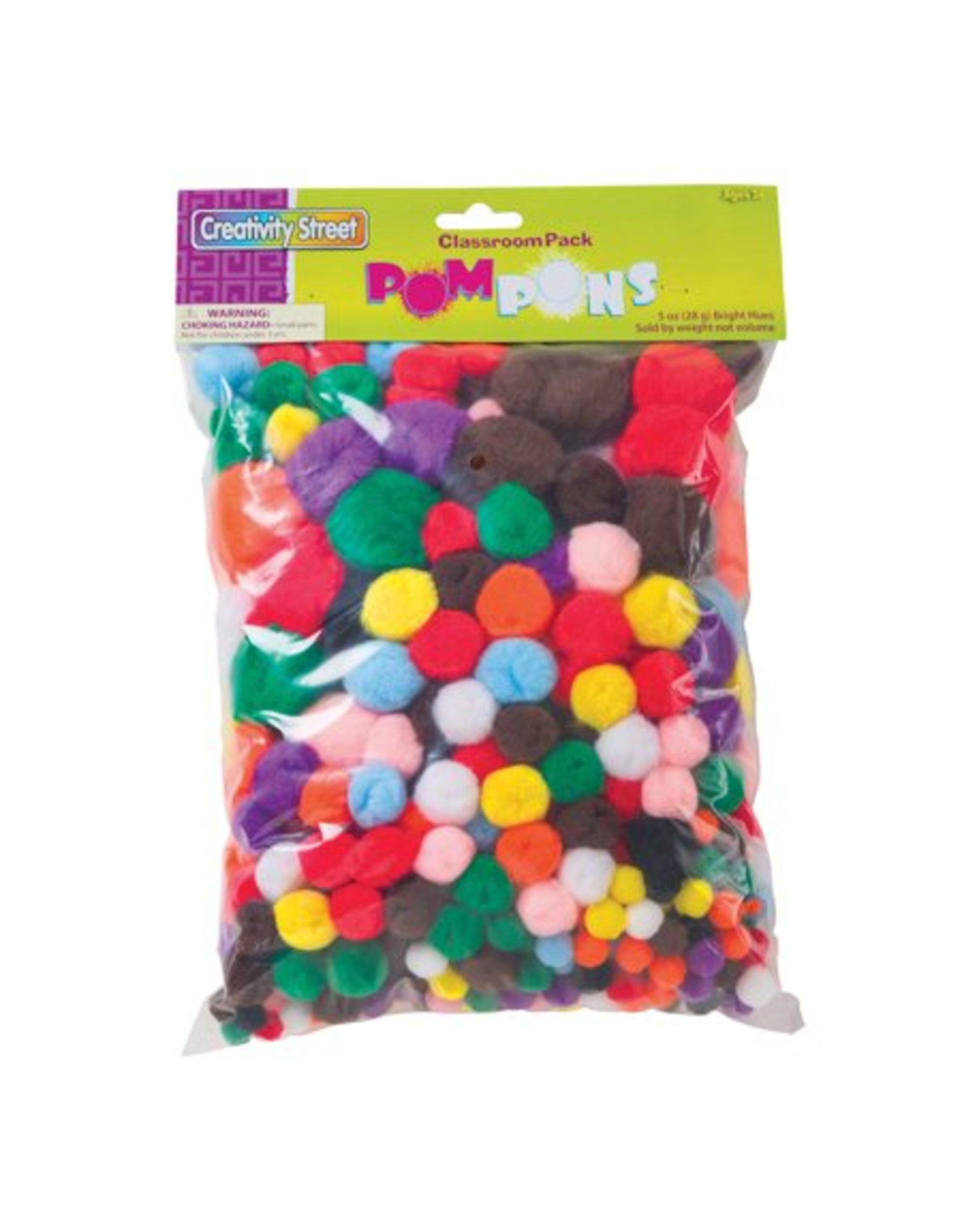 POM POMS: CLASS PACK- ASSORTED SIZE AND COLOR - 300+