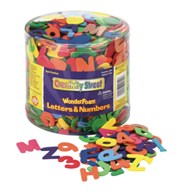 TUB OF FOAM: LETTERS & NUMBERS - 1,500 PACK