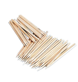 WOOD STICKS W/ POINT - 4½"x4mm - 100 Pack