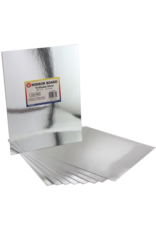 MIRROR BOARD: 8.5" X 11" SILVER 10 PACK