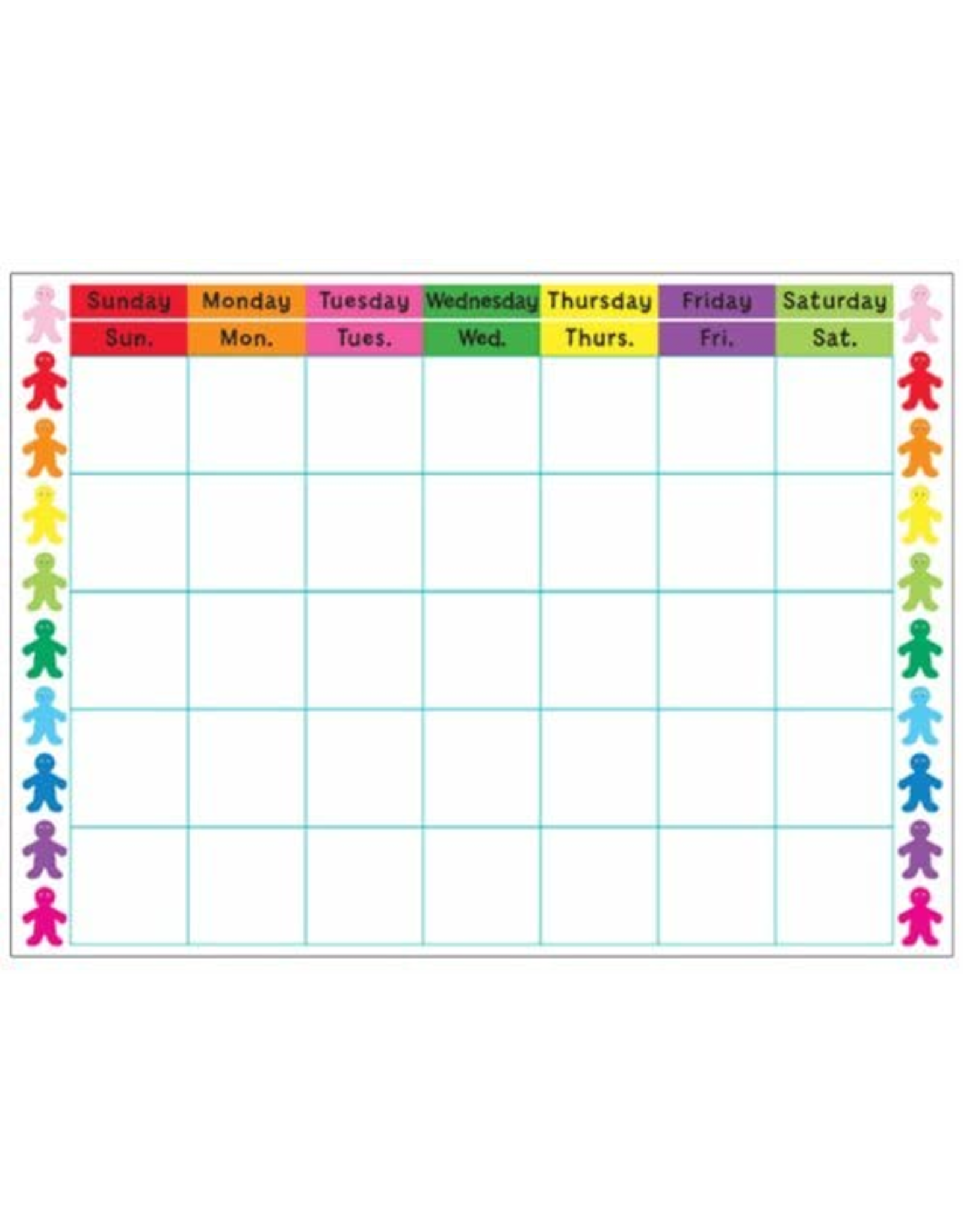 CALENDAR: RAINBOW PEOPLE 17"X22"
