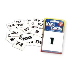 100'S CARDS: NUMBERED