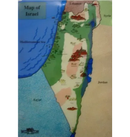 Map of Israel - 2 piece Overla