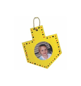 WOOD SHAPE: DREIDEL KEYCHAIN 6"x5"