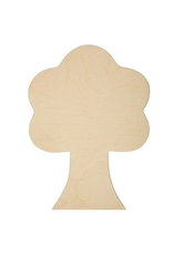 WOOD SHAPE: TREE 10½ x 7½