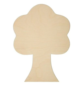 WOOD SHAPE: TREE 10½ x 7½