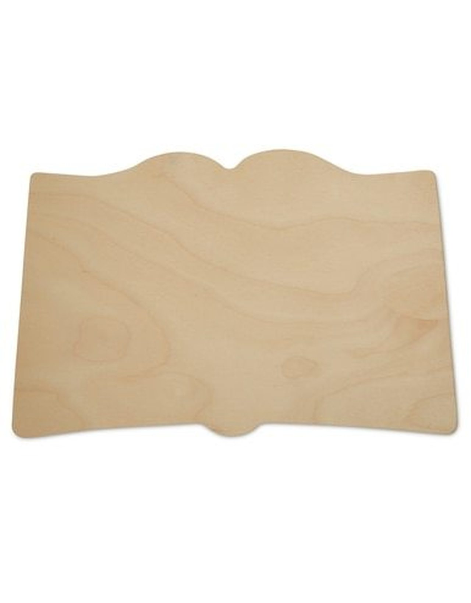WOOD SHAPE: OPEN BOOK 3½"x2½