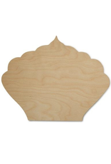 WOOD SHAPE:  CROWN 10"x8"