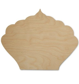 WOOD SHAPE:  CROWN 10"x8"