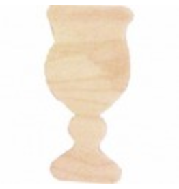 WOOD SHAPE: KIDDUSH CUP 4"
