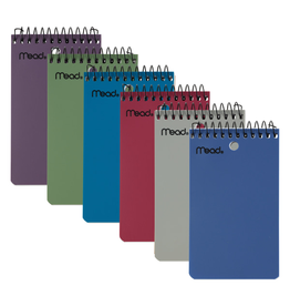 CAROLINA PAD NOTEBOOK: POLY MEMO BOOK 3x5 TOP SPIRAL 100Sheets