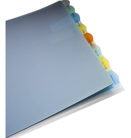 DIVIDERS 8 TAB PLASTIC 8½x11