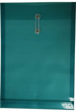 POLY ENVELOPE STRING  CLOSURE VERTICAL BLUE #14201
