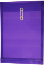 POLY ENVELOPE STRING  CLOSURE VERTICAL BLUE #14201