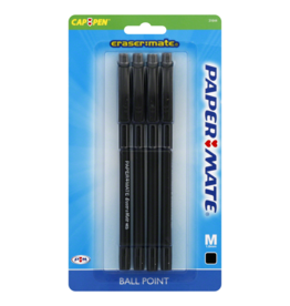 ERASEABLE PENS BLACK 4/PK