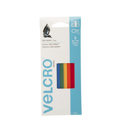 VELCRO : WRAP TIES 5/PK