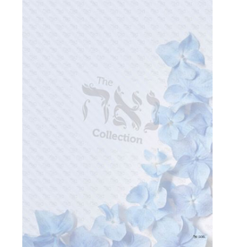 COMPUTER DESIGN PAPER: SKY BLUE FLORAL 8.5x11 10 sheet