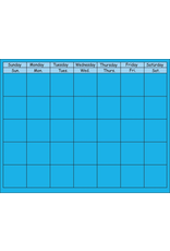 HORIZONTAL CALENDAR: BLUE