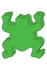 CUT OUT: LARGE FROG 5.5"X5.5"  31 PACK