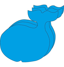 CUT OUT: WHALE LARGE 5.5"X5.5" - 31 PACK