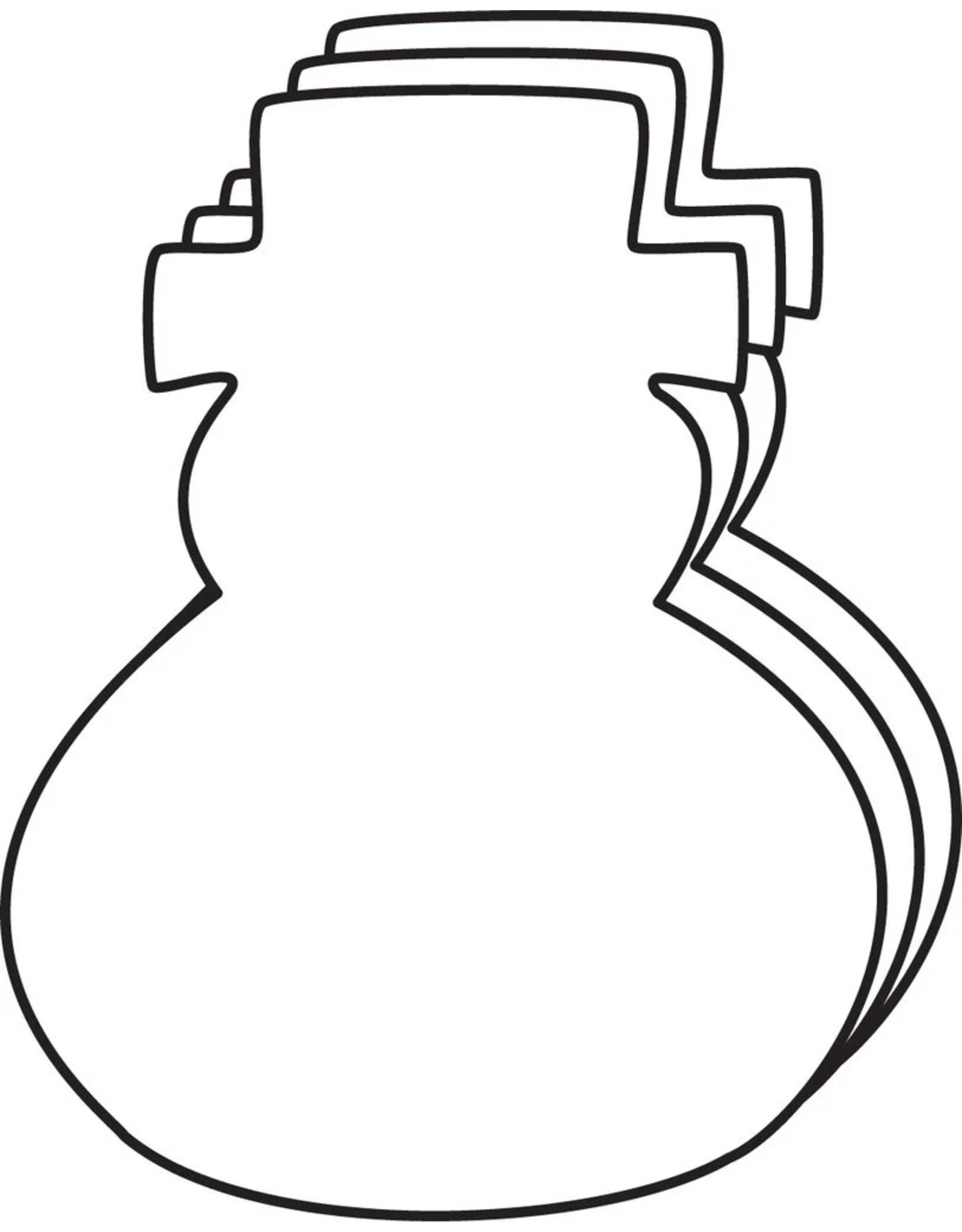 CUT-OUTS : SNOWMAN 5" 31 PACK