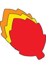 CUT-OUTS: TRI-COLOR LEAVES