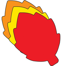 CUT-OUTS: TRI-COLOR LEAVES