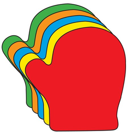 CUT-OUTS: MITTEN 5"X5" 31 PACK