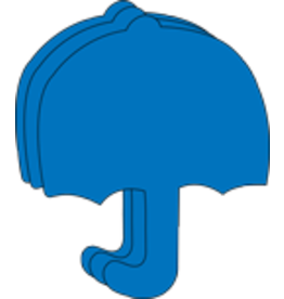CUT OUT: UMBRELLA 3"X3" 31 PACK