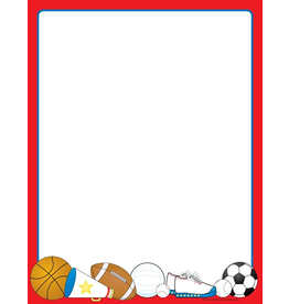 COMPUTER DESIGN PAPER: SPORTS 8.5"X11" - 50 SHEETS