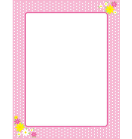 COMPUTER DESIGN PAPER: PINK POLKA DOT 8.5X11 50 SHEETS