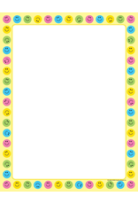COMPUTER DESIGN PAPER:  SMILE  8.5X11 50 SHEETS