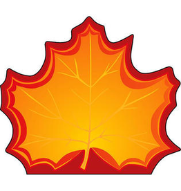NOTEPAD - LARGE  MAPLE LEAF 5X7 50 SHEETS
