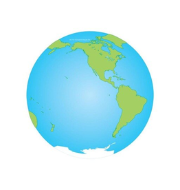 NOTEPAD, LARGE: GLOBE
