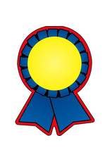 AWARD RIBBON NOTEPAD BLANK 50 PACK
