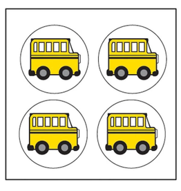 MINI INCENTIVE STICKER: BUS 864PC