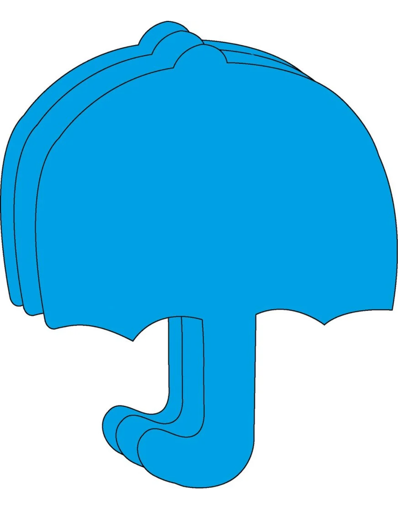 CUT-OUTS: UMBRELLA 5"X5" 31 PACK