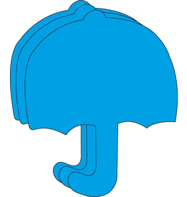 CUT-OUTS: UMBRELLA 5"X5" 31 PACK