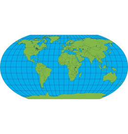 MAP PAD: WORLD UNLABELED 30 SHETS 9"X16"