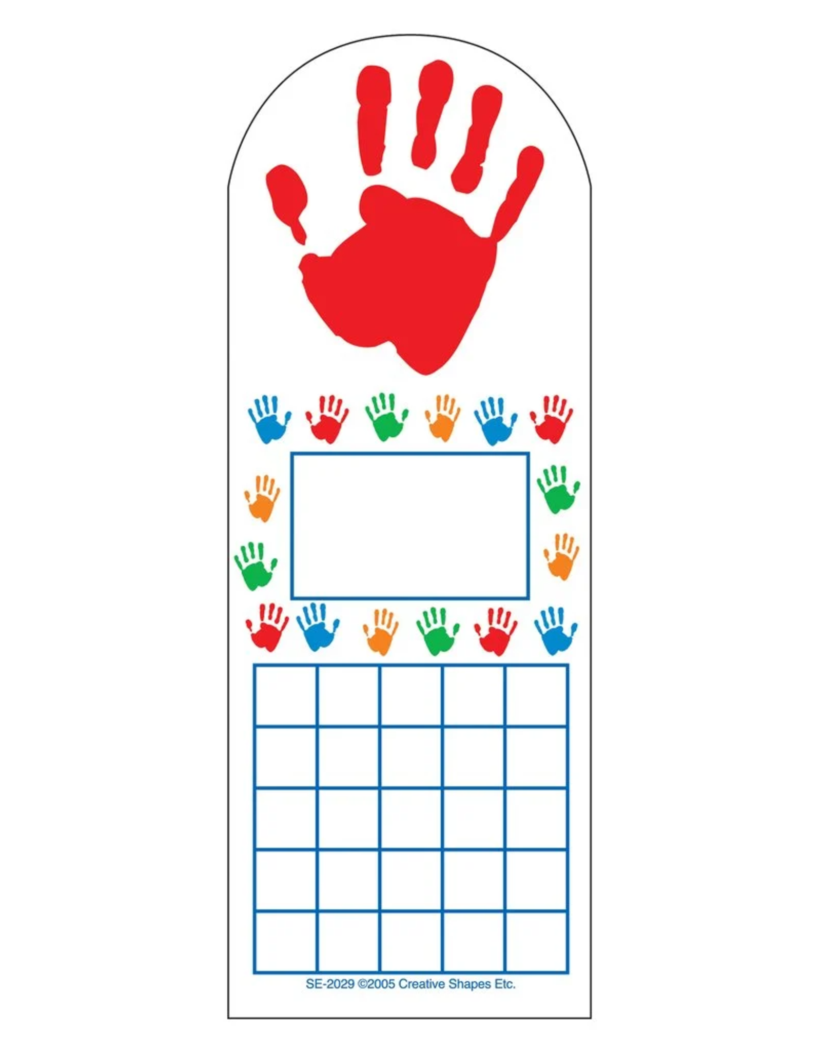 INCENTIVE BOOKMARK CHART: HANDS 24 PACK